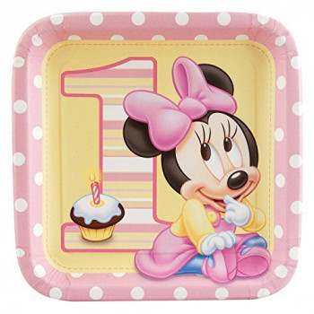 MINNIE MOUSE BABY - PLATE 9"